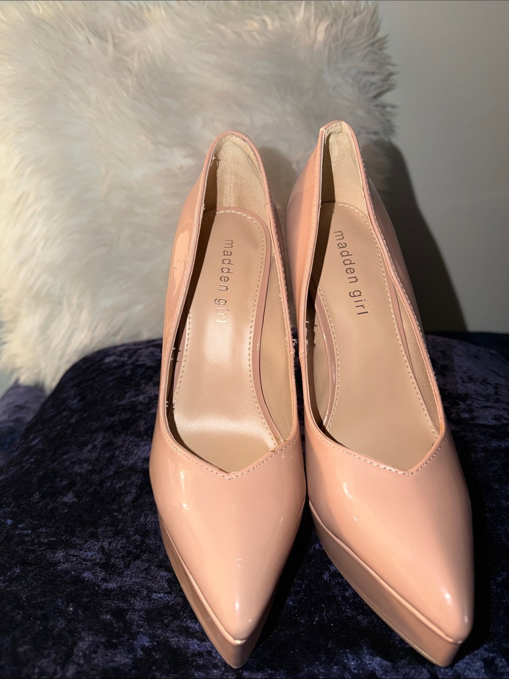 Madden Girl Blush Patent Pointed-Toe Pumps